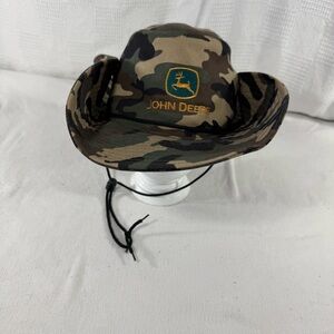 John Deere Camo Bucket Hat Wide Brim Safari Boonie Cowboy‎ Fishing Camouflage